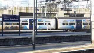 Double FCC Class 365 leaves London Kings Cross 11114 [upl. by Surazal]