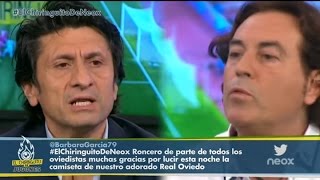 El tenso cara a cara entre Pipi Estrada y José Félix Díaz por Ancelotti [upl. by Monteria]