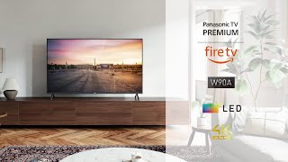 Panasonic W90A 4K Full Array LED Flagship TV for immersive viewing and gaming experience [upl. by Nihsfa]