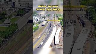 Obras do viaduto Novo de Esteio RS music beats drone br116 [upl. by Soble600]