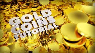 Blender Tutorial How to make Gold Coins [upl. by Auqinu]