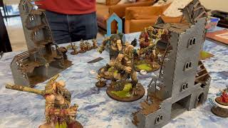 AoS 4th Edition Battle Report Stormcast Eternals v Sons of Behemat [upl. by Lunsford]