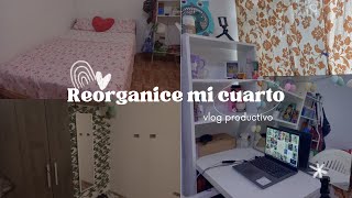 Reorganizando y limpiando mi cuarto ✨ otra vez [upl. by Eornom867]