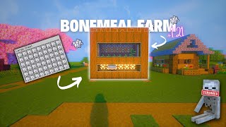 Never Seen Before Minecraft Bonemeal Farm  121  🦴🤯 [upl. by Ylrebma]