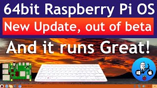 64bit raspberry pi OS is out of Beta and it’s Great [upl. by Ellesor406]