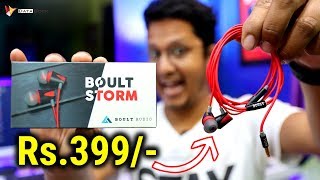 Best Budget Earphone At Rs399  Boult Audio Bass Buds Storm Wired Headset  HINDI  Data Dock [upl. by Smitty]