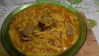 fideos con carne [upl. by Xonel]