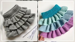 So Cute and Lovely Patterns of Crochet Baby Ruffle Skirts for Beginners [upl. by Bow]