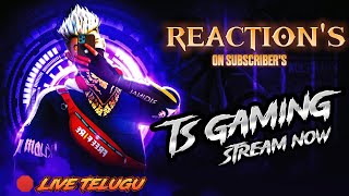 🤯🥵TS GAMING LIVE STREAM TELUGU 🎯  REACTIONS amp 4 Vs 4 👺🥶  TSGTFF LIVE FREEFIRE TELUGU 👾🥳 [upl. by Katerina]