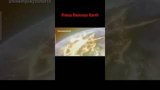 Frieza Destroys Planet Earth 💀 dragonballsuper dragonballedits [upl. by Anawat514]