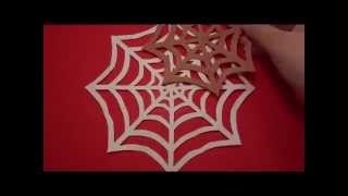 Spider Web An easy Halloween Craft for kids [upl. by Atsirhc]