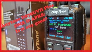 Anytone D878uvII Plus First Thoughts and APRS Overview 51321 [upl. by Elvie]