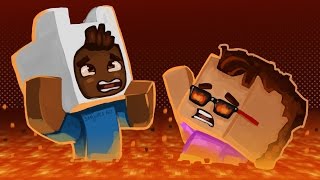 Gmod Death Run Funny Moments  Minecraft Lava Jump Fail Funny Moments [upl. by Yolane]