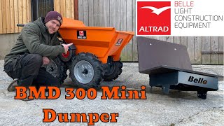 Altrad Belle BMD 300 Mini Dumper Test amp Review [upl. by Nilla]