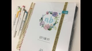 Review Planner Enjoy Print 2018 CLEAN Preto e Branco [upl. by Rinee]