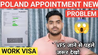 POLAND 🇵🇱 WORK VISA APPOINTMENT PROBLEM😱 HOW TO BOOK POLAND WORK VISA APPOINTMENT  POLAND WORK VISA [upl. by Anavrin]