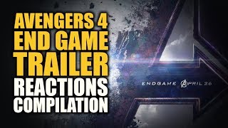 AVENGERS ENDGAME TRAILER Reactions Compilation ENHANCED EDITION [upl. by Onailil922]