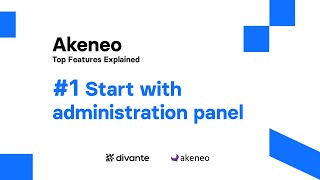 Akeneo Features Getting started with the administration panel  Divante [upl. by Rimat]