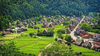 Traditional Japanese Village  Countryside  Shirakawago  Japan Holiday Tour [upl. by Norvun]