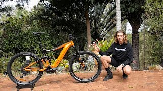 Giant Trance E Pro 1 2019  Test Ride amp Review [upl. by Aicilf]