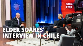 Elder Soares is interviewed by International TV Network in Chile [upl. by Kalman]