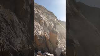 Drilling Mountain For Blasting youtubeshorts shortfeed shorts [upl. by Yr248]