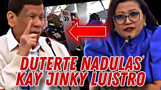 JINKY LUISTRO NAPAAMIN SI DUTERTE  MUNTIK NA MALABAS ANG SEKRETO NI DIGONG [upl. by Bbor904]