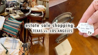 come ESTATE SALE shopping us in LA  XO MaCenna Vlogs [upl. by Kincaid]