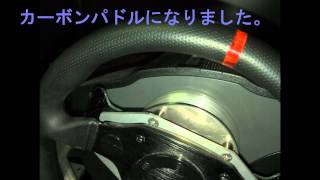 T500 RS GT RACING WHEEL パドルシフトを改造 [upl. by Rolyt502]