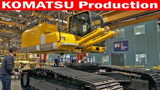 KOMATSU Production Excavator Manufacturing [upl. by Synned688]