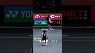 Right Place Right Shot 😱😱ytshorts badminton shorts viral [upl. by Danni305]