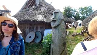 Viking festival Wolin 2022  Festiwal wikingów w Wolinie Polska  4k GoPro [upl. by Eckardt]