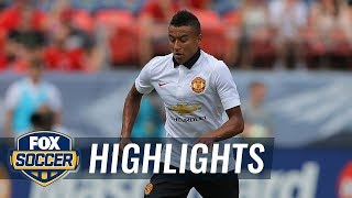 Jesse Lingard makes it 20 over Barcelona  2015 International Champions Cup Highlights [upl. by Nonnair]