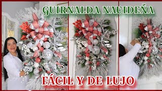 COMO HACER GUIRNALDA DE LUJO PARA NAVIDAD 2024 [upl. by Cerellia]