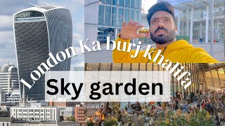 One of the best place to visit in london free🇬🇧😍sky garden ticketsky garden visit [upl. by Elleb]