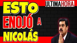 ​​🔴👉​👉 ¡ÚLTIMA HORA Esta NOTICIA Hizo ENOJAR A Nicolás Maduro ENTÉRATE 👹 [upl. by Annoyk]