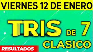 Sorteo Tris de las Siete y Tris Clásico del Viernes 12 de Enero del 2024 😱🤑💰💵 [upl. by Irroc352]