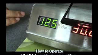 LS108A Lens Transmission Meter Operation Method [upl. by Halak]