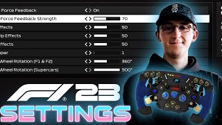 F1 23 SETTINGS GUIDE by F1 Esports Champion [upl. by Kirkpatrick]