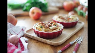 Tarte au boudin blanc et aux pommes [upl. by Anivle]