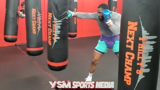 Jaron Ennis Perfects New Sledgehammer Southpaw Jab for Potential Terence Crawford Clash [upl. by Meehar]