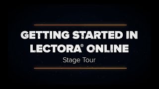 Getting Started In Lectora Online  Stage Tour [upl. by Alli]