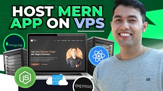 55 How to Host MERN Website in VPS server [upl. by Idnam572]