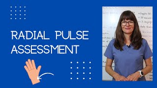 Radial Pulse Assessment Demonstration shorts [upl. by Annoet180]