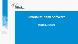 BeBerIE BINUS Minitab 18  Control Charts [upl. by Estrella]