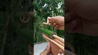 Kalakari ❤️ bamboo toys bambooshoot bamboogun bamboobamboo bamboohut diy bamboocrafts [upl. by Laiceps]