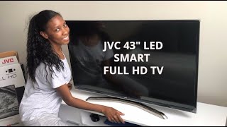 Unboxing JVC 43quot LED Smart HD TV  NikiGraceVlogs [upl. by Johan]