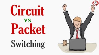 Circuit Switching vs Packet Switching  Circuit Switched Network vs Packet switched network [upl. by Imoyn]