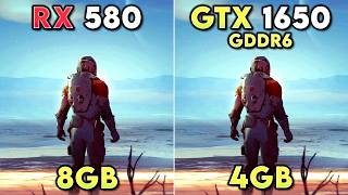 RX 580 vs GTX 1650 GDDR6  Test in 12 Games [upl. by Urita799]