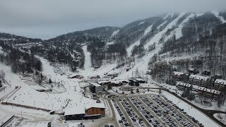 Day Ski Bromont Bromont QC Canada Dec 2021 [upl. by Gawen643]